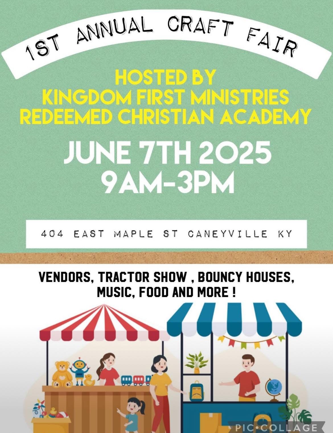 Event Promo Photo For Kingdom First Craft Fair